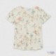 Camiseta m/c lino estampado