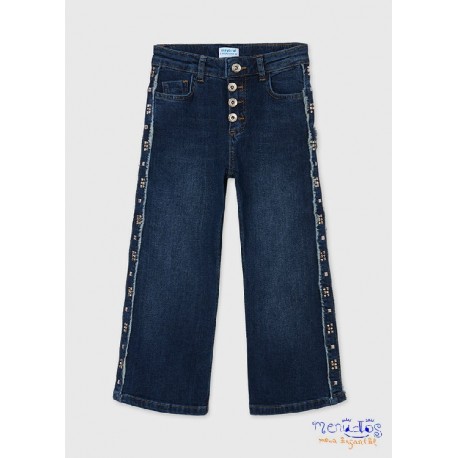 Pantalon cropped tachuelas