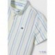 Camisa m/c lino rayas mao