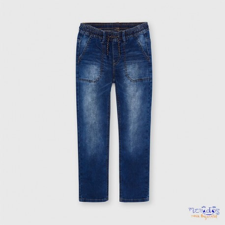 Pant. tejano soft denim jogge